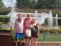 Family at magic springs