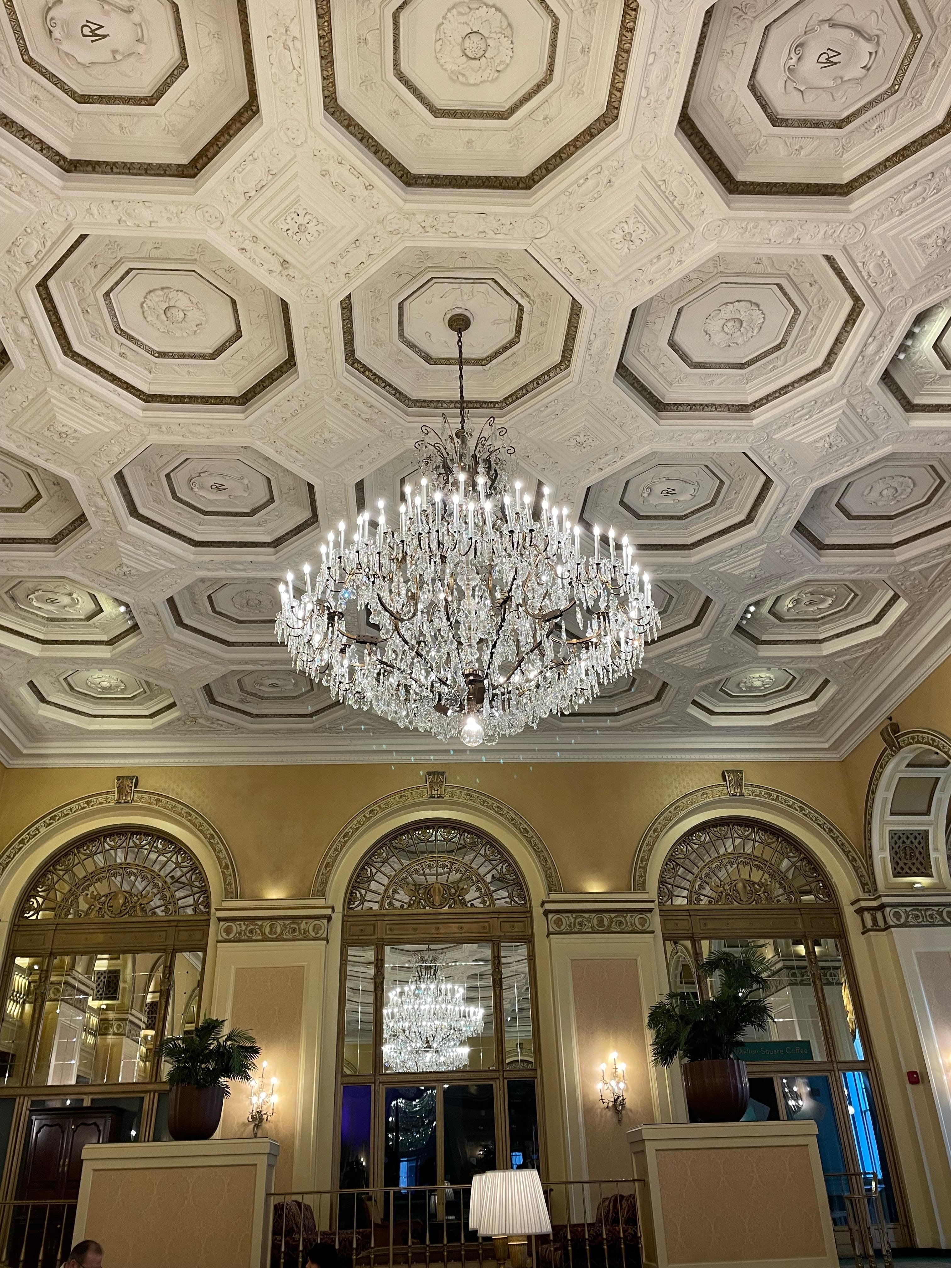 Lobby chandelier 