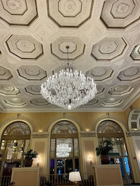 Lobby chandelier