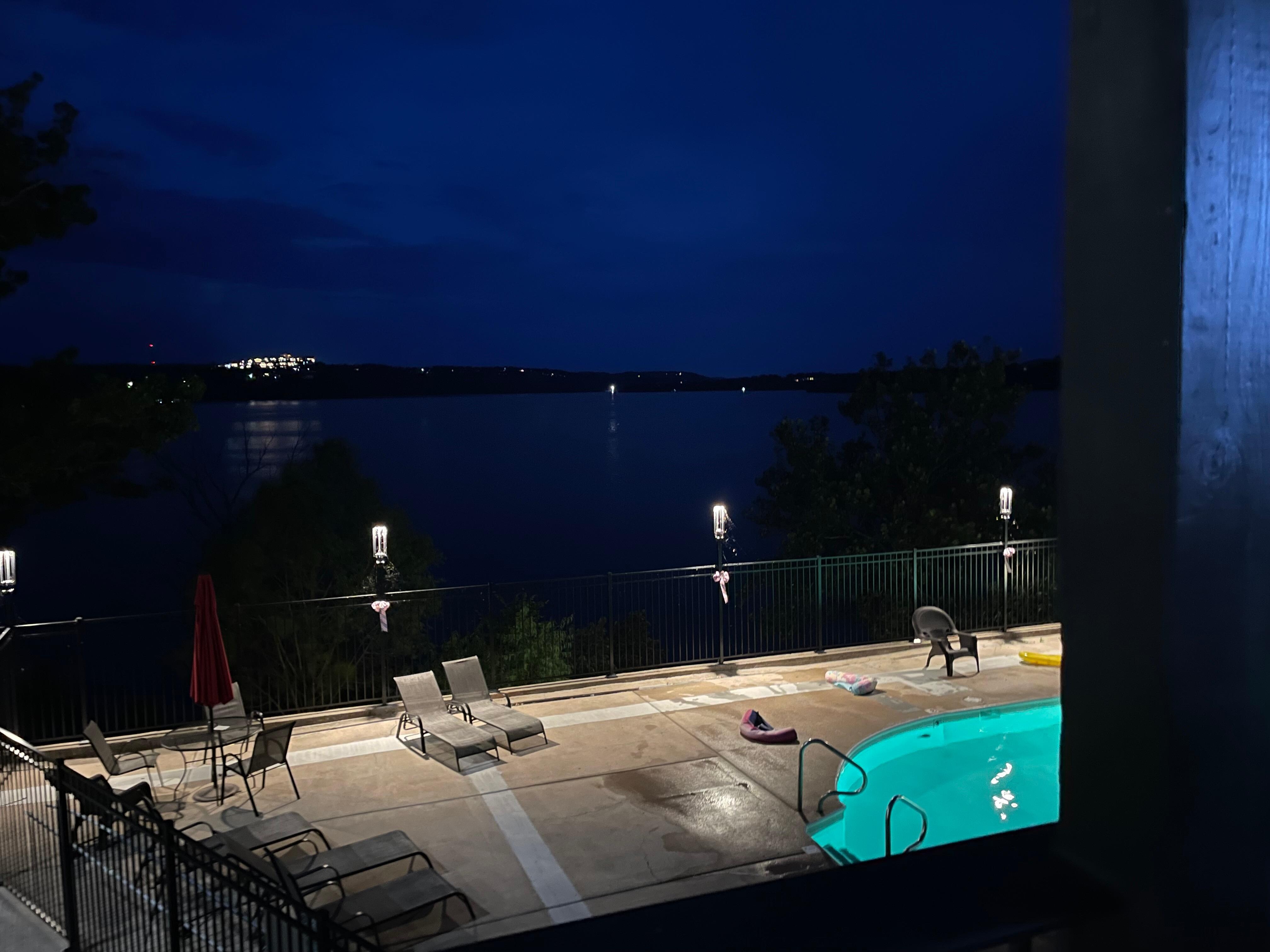 Balcony night view