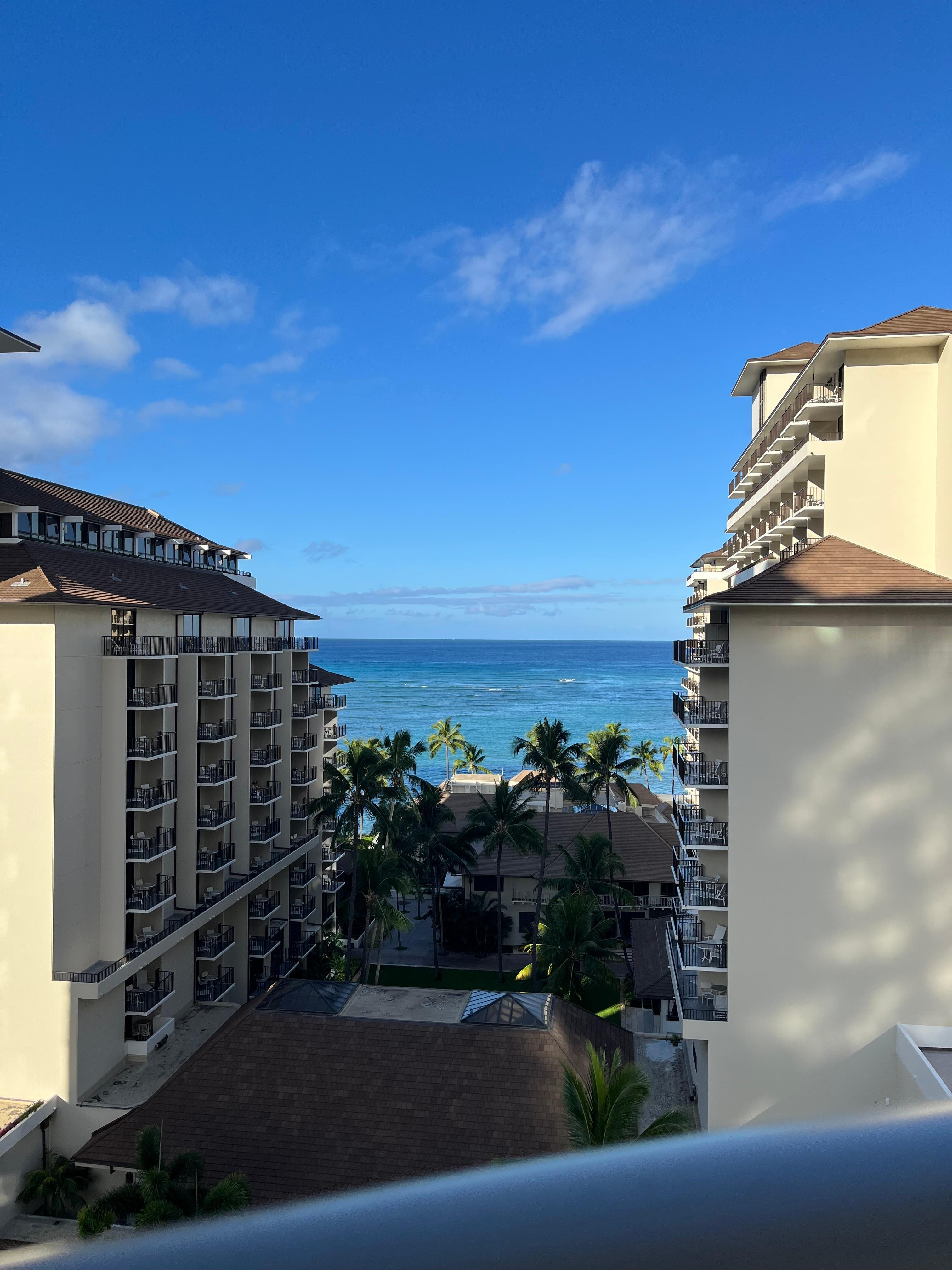 View from our room, floor 12