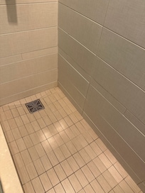 Shower old tired tile