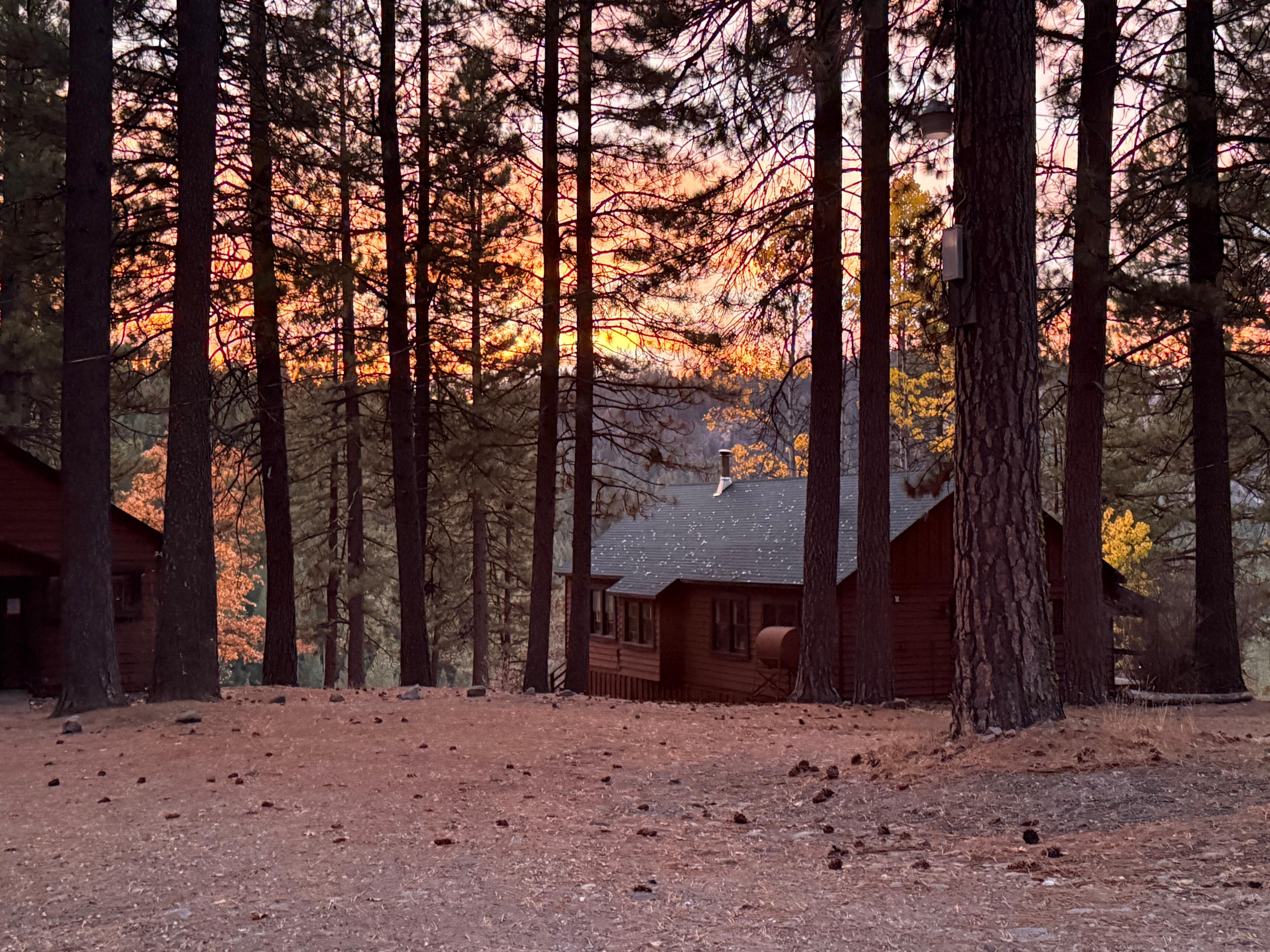 Sunset from the property
