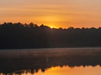 Sun about to rise