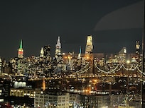 Manhattan skyline view