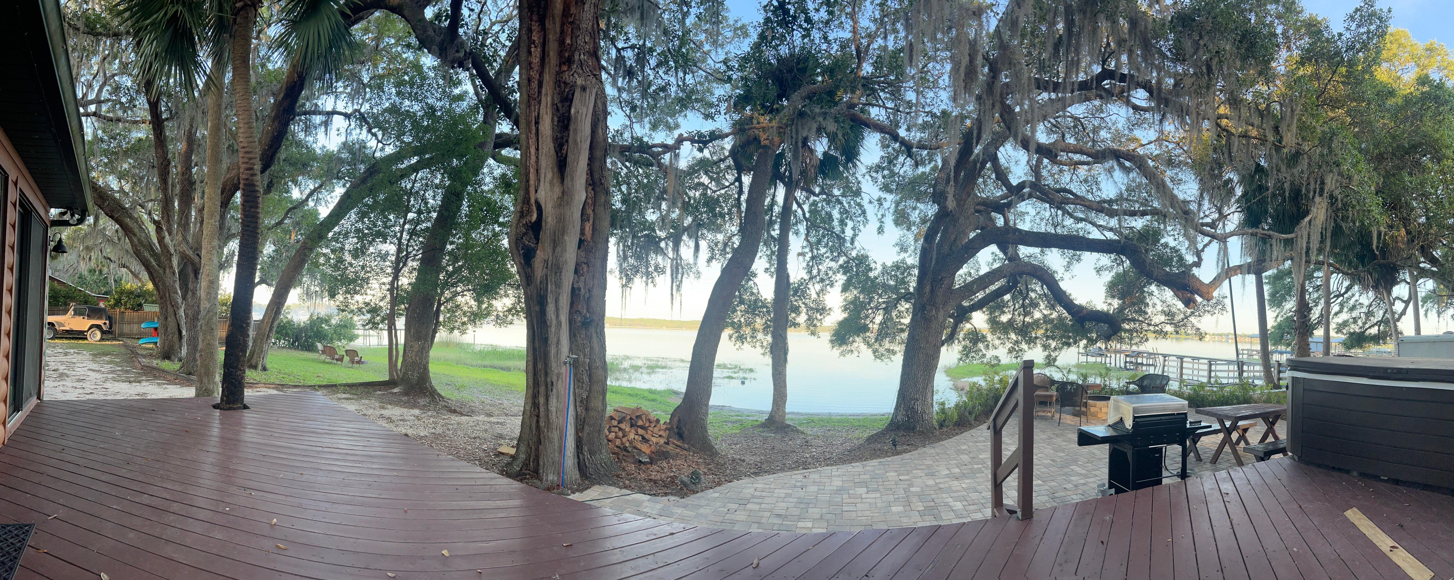 Panorama off back deck…