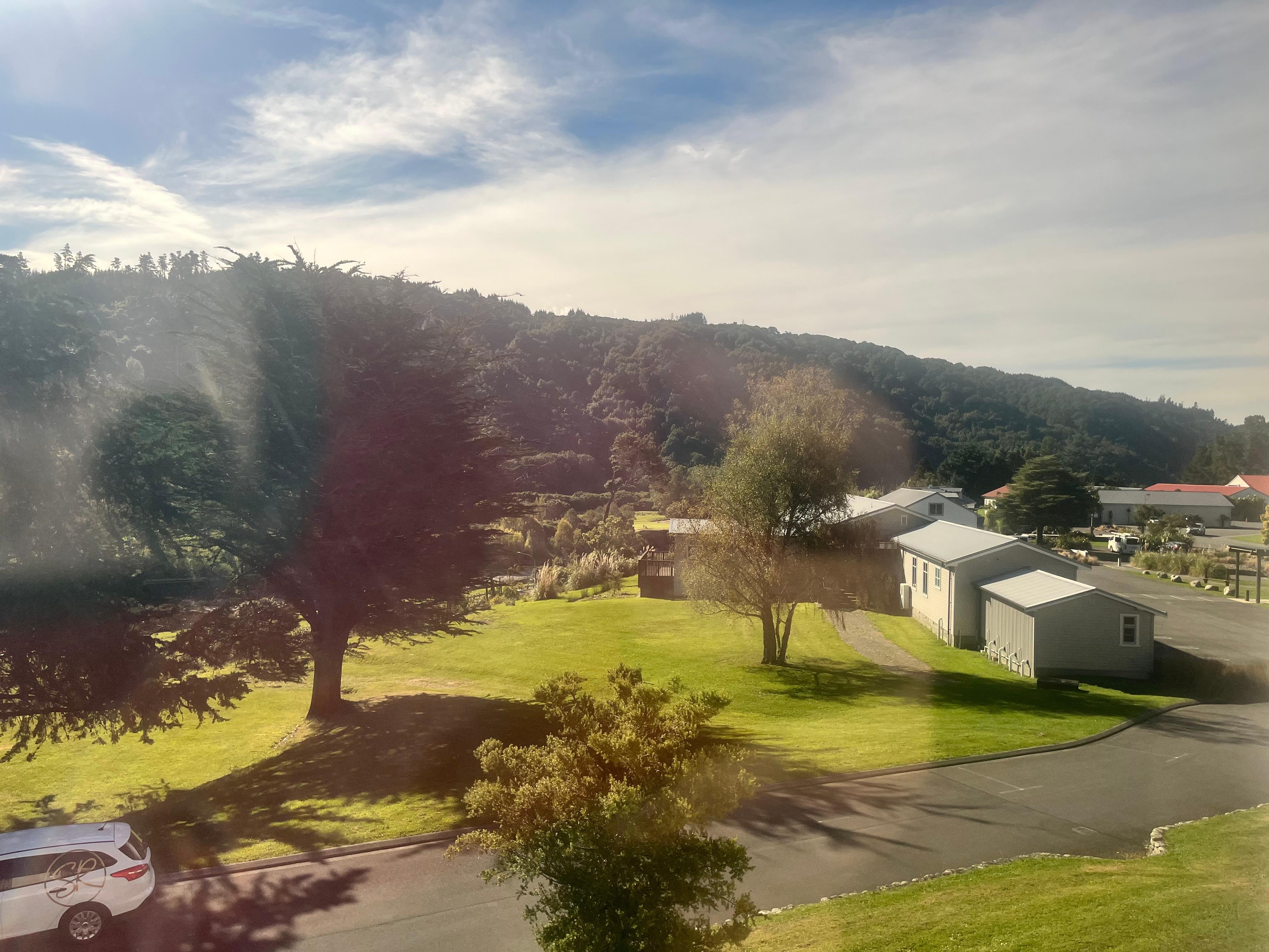 View from our studio room