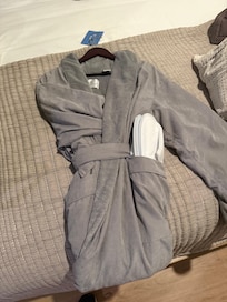 The most fantastic robe and slippers.
