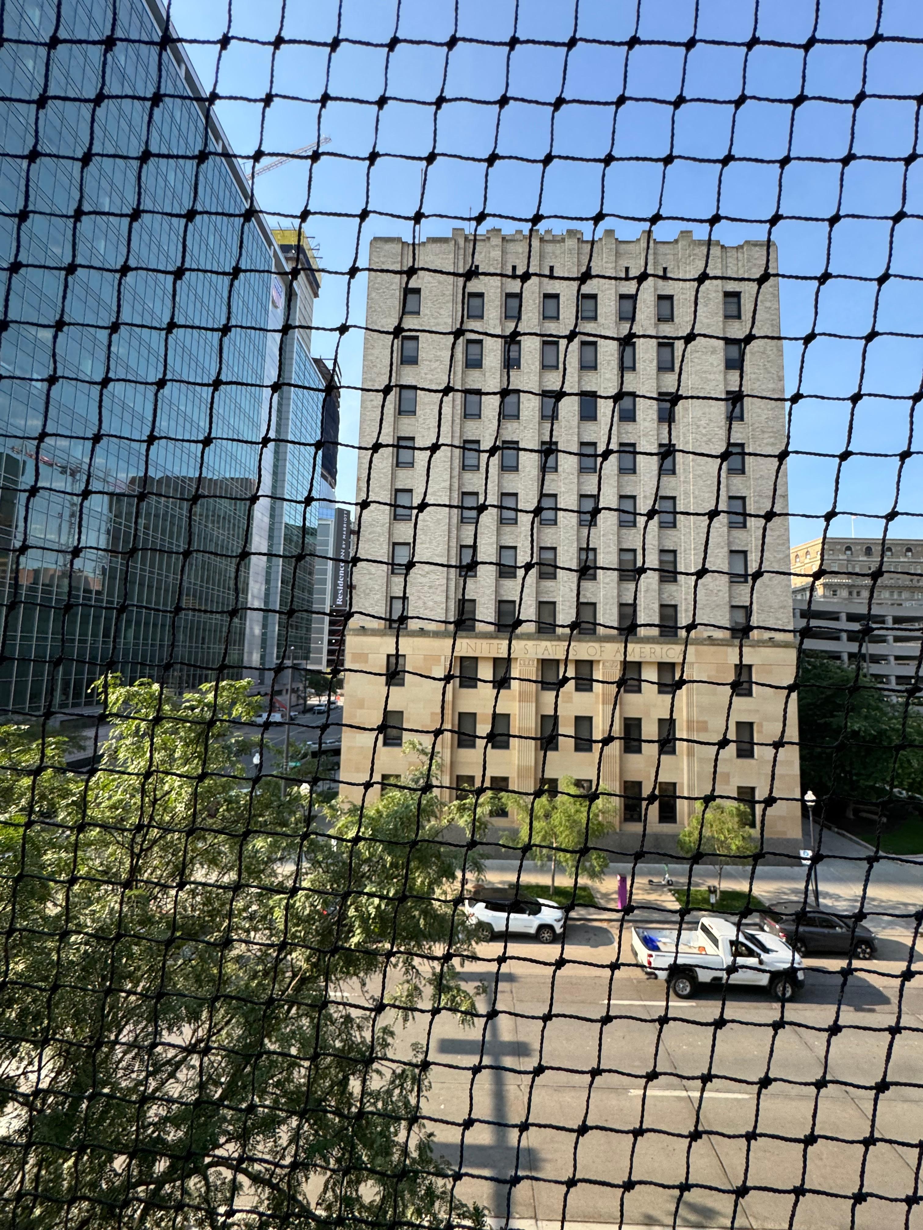 Parking across the street. 