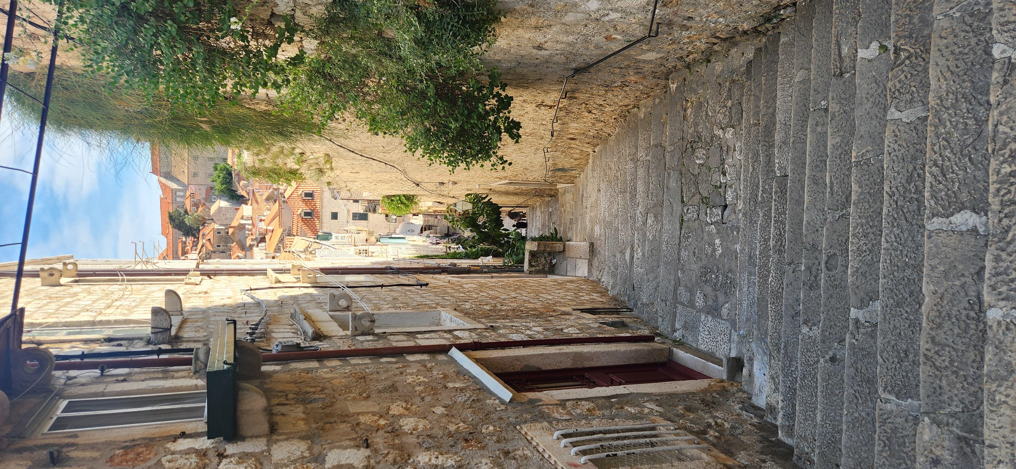 Stairs going down to main old town area closest to apartment 