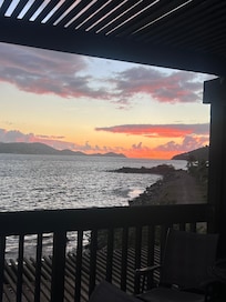 Sunrise from the deck is breath taking!