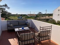 View towards sea from terrace