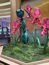 Spring statue in the lobby