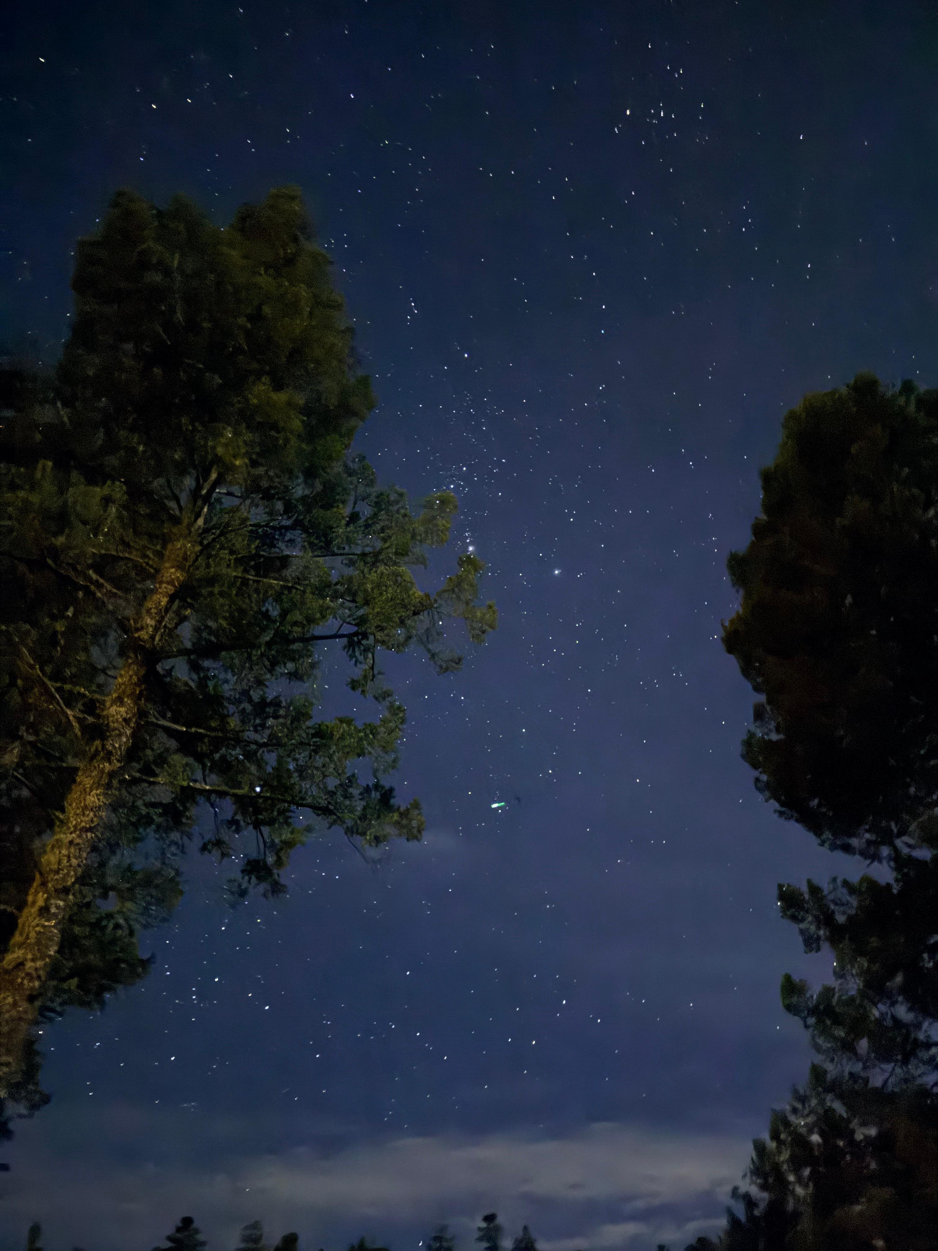 The stars at night so beautiful