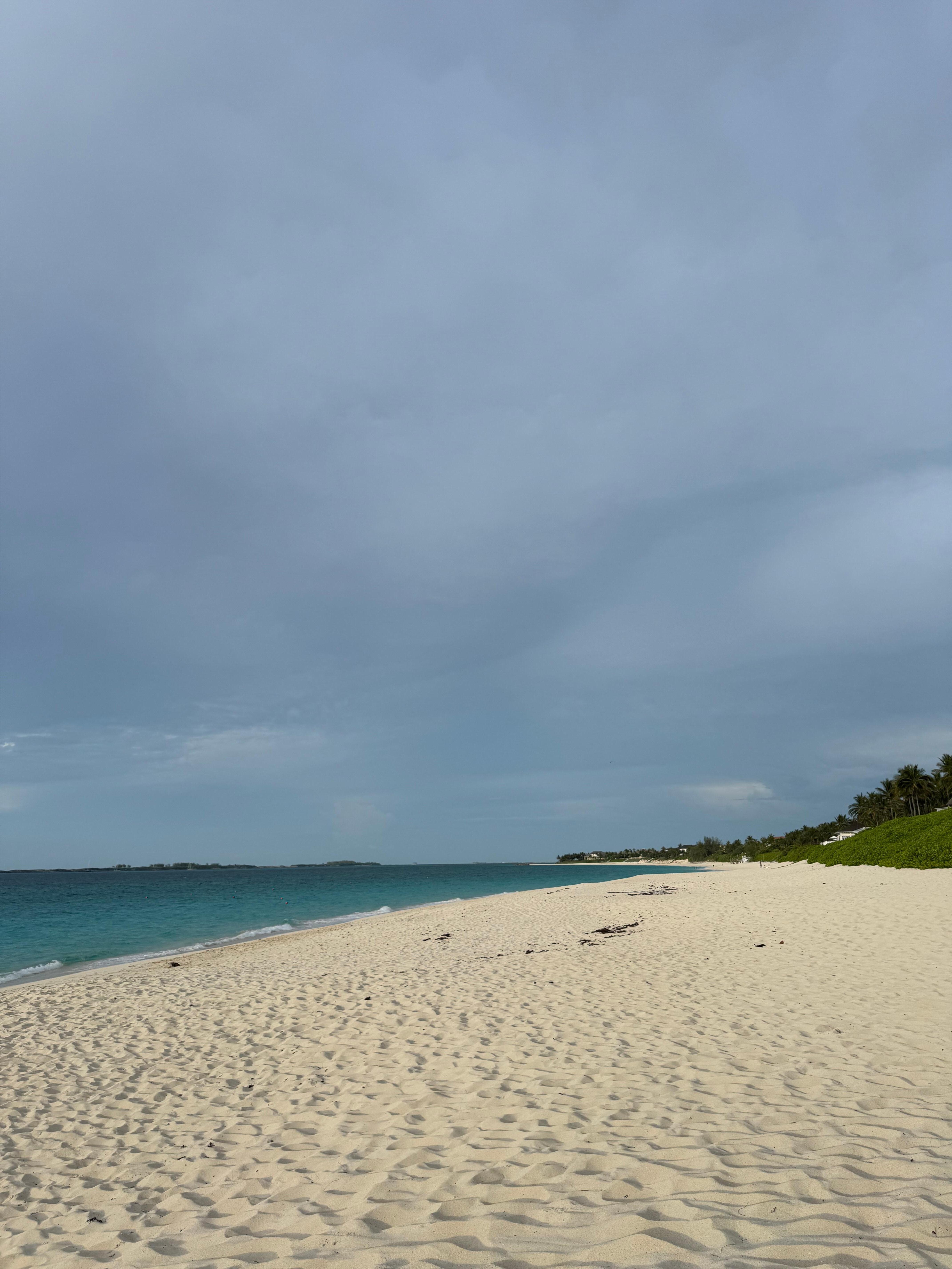 So peaceful, more secluded tea of the beach 