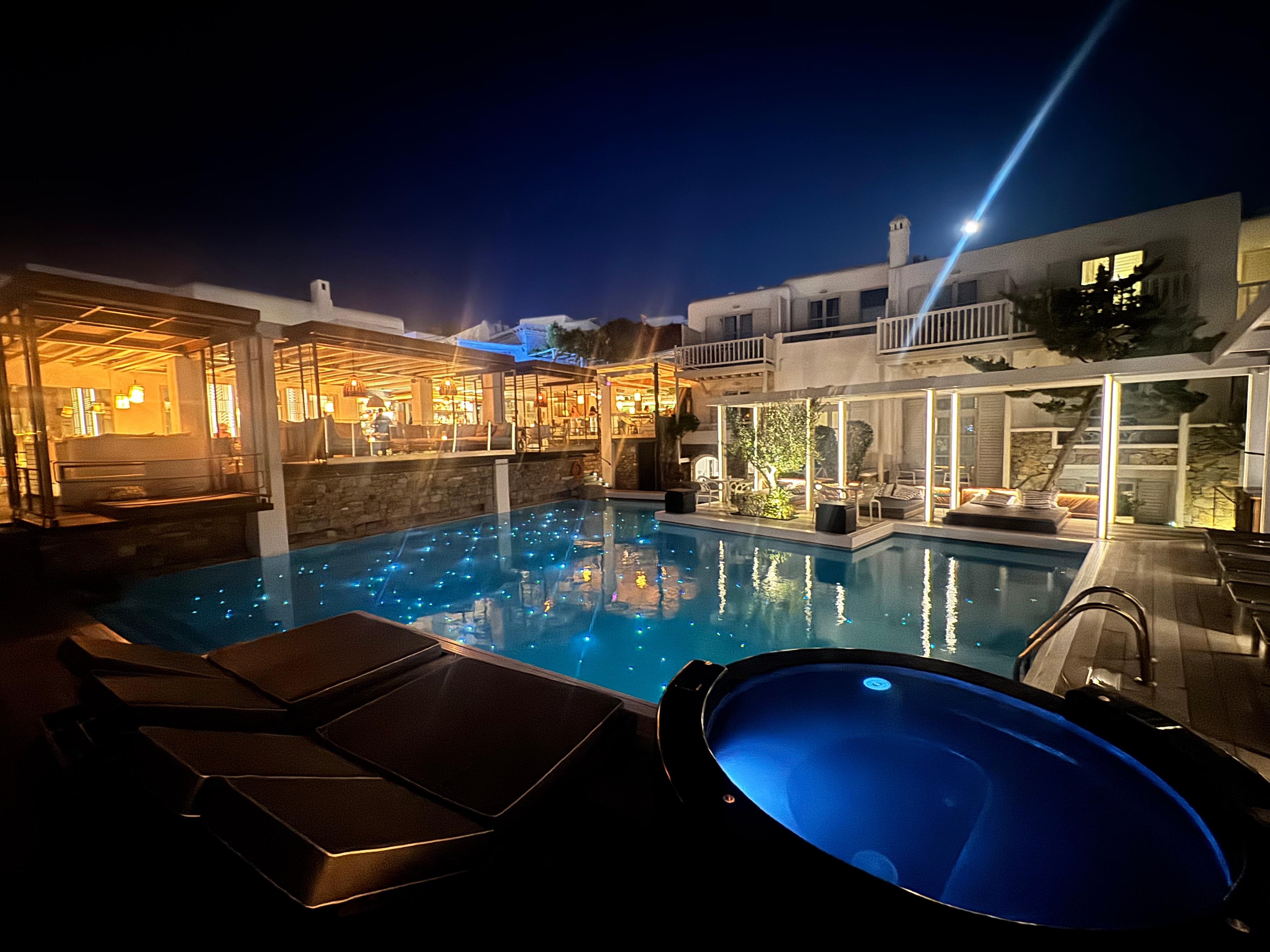 Pool at night 