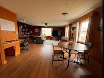 Dining and living room