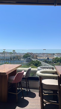 Rooftop bar view