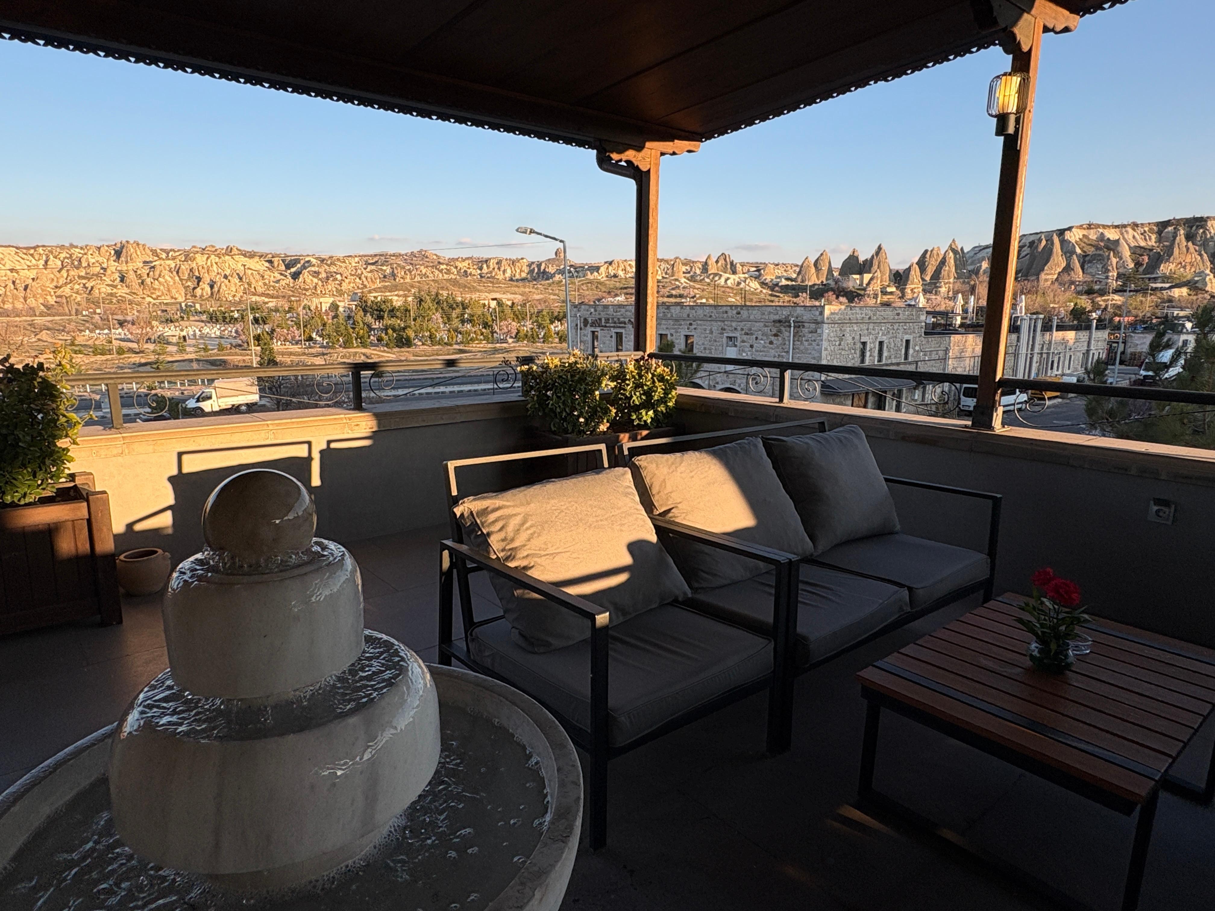 テラスからの眺め