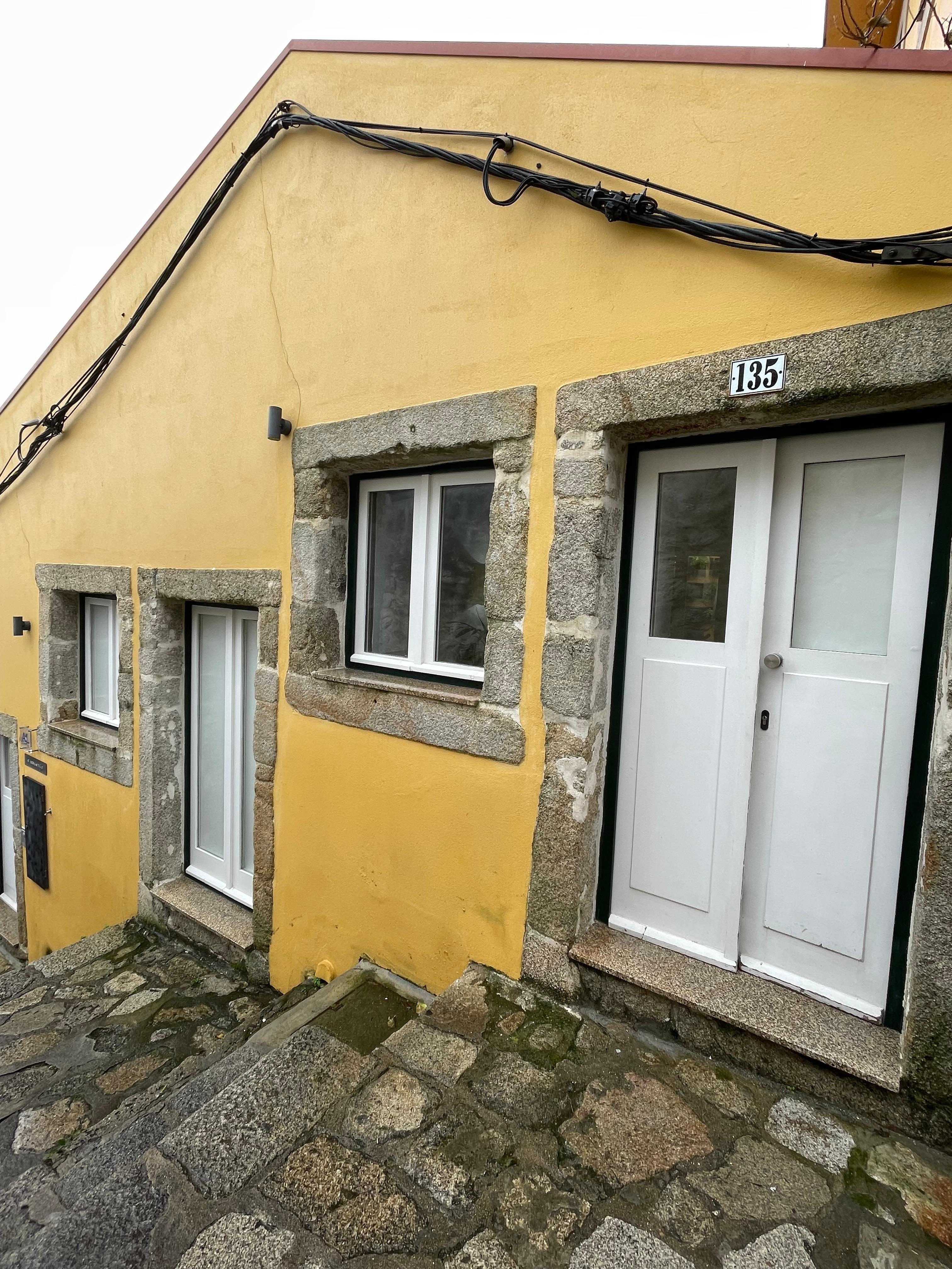 View from the stairs outside