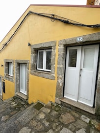 View from the stairs outside