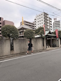 Shrine along the way to the train station.