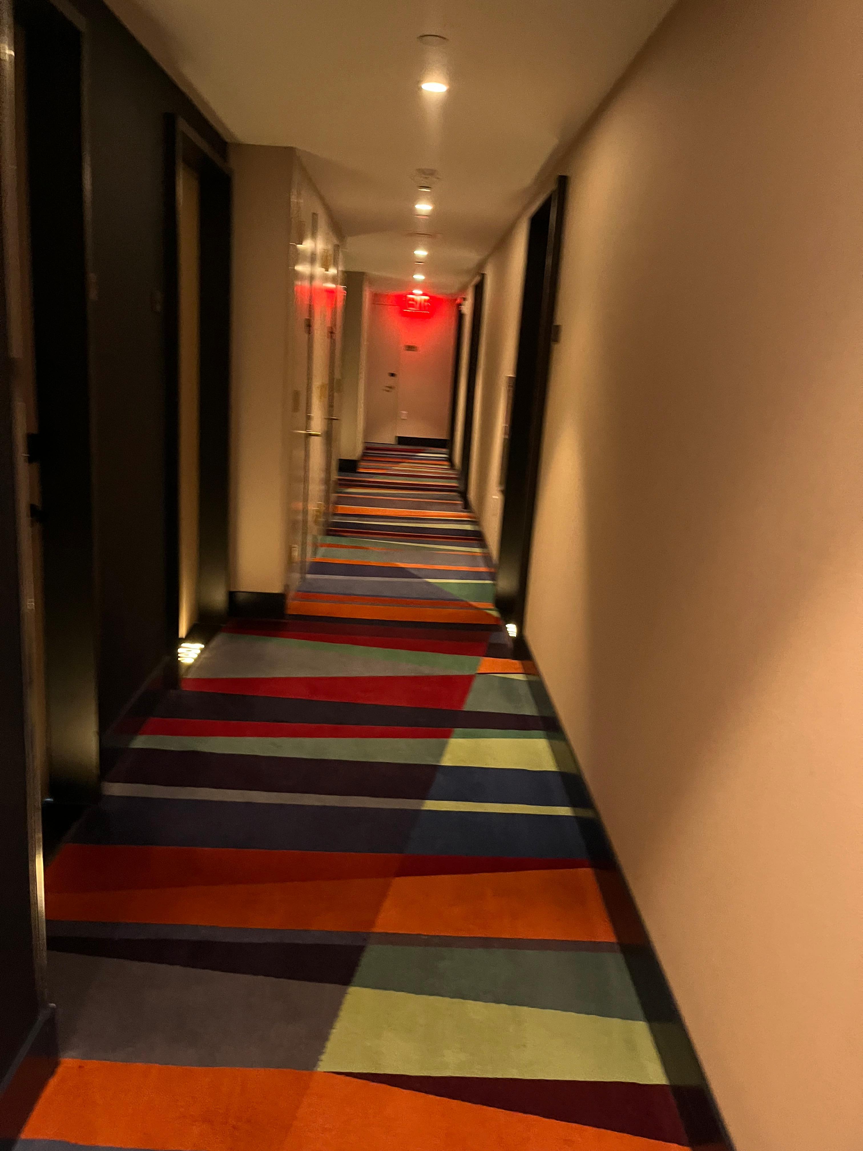 Happy hallway. 