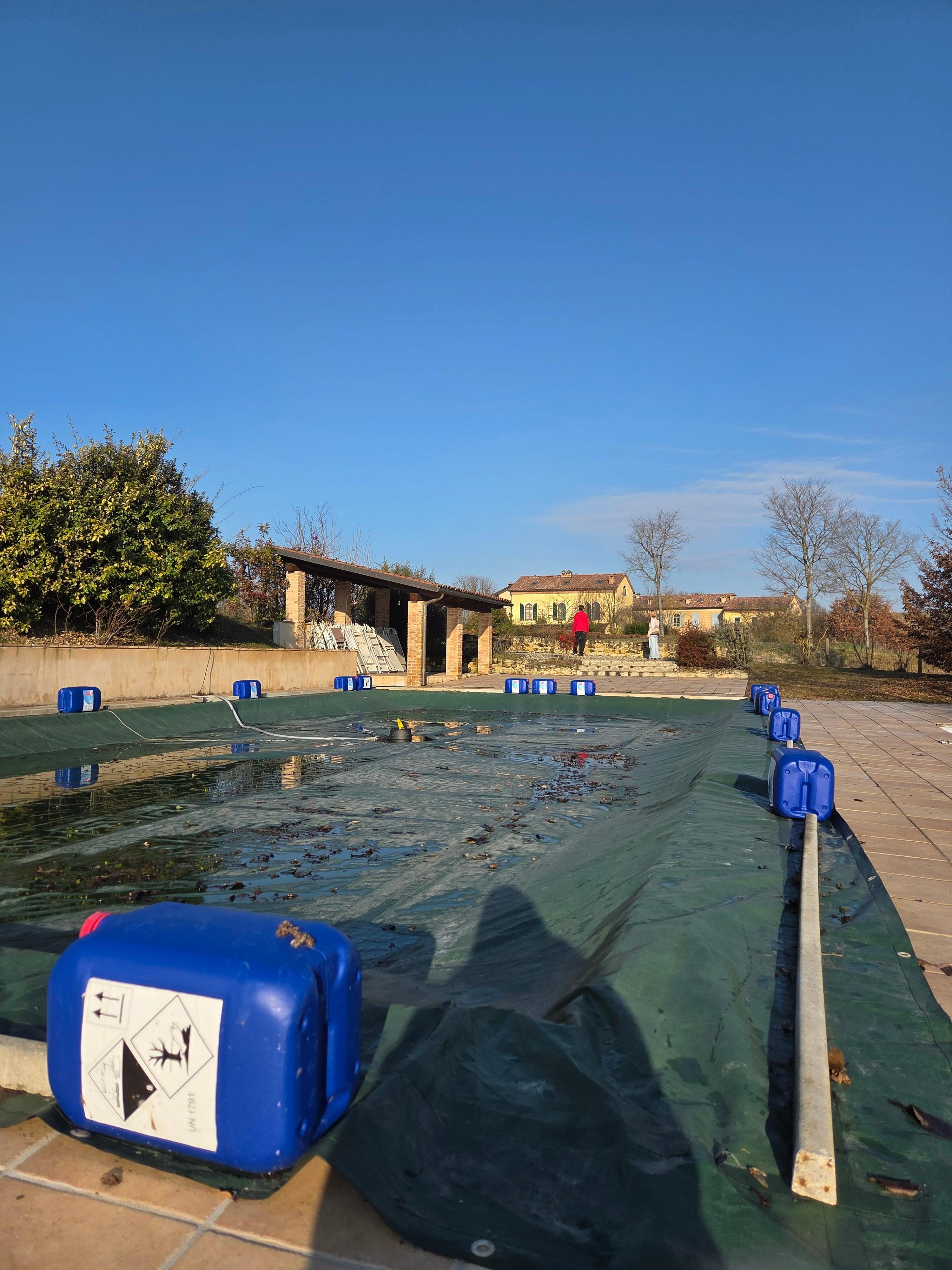 View from pool (too cold in Dec) but nice to see for summer possibilities 