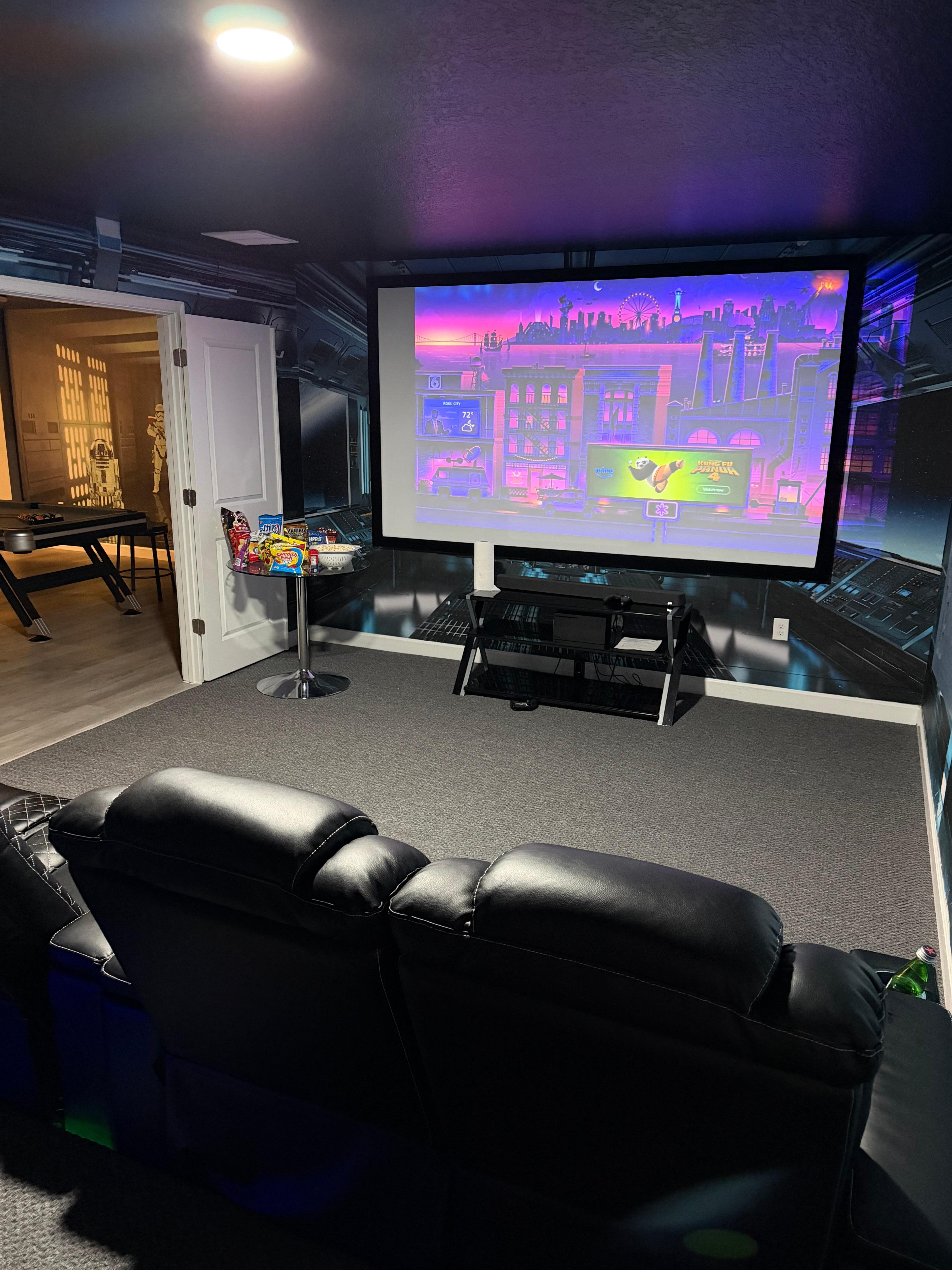 Movie nights are a must!! And don’t forget the snacks. 