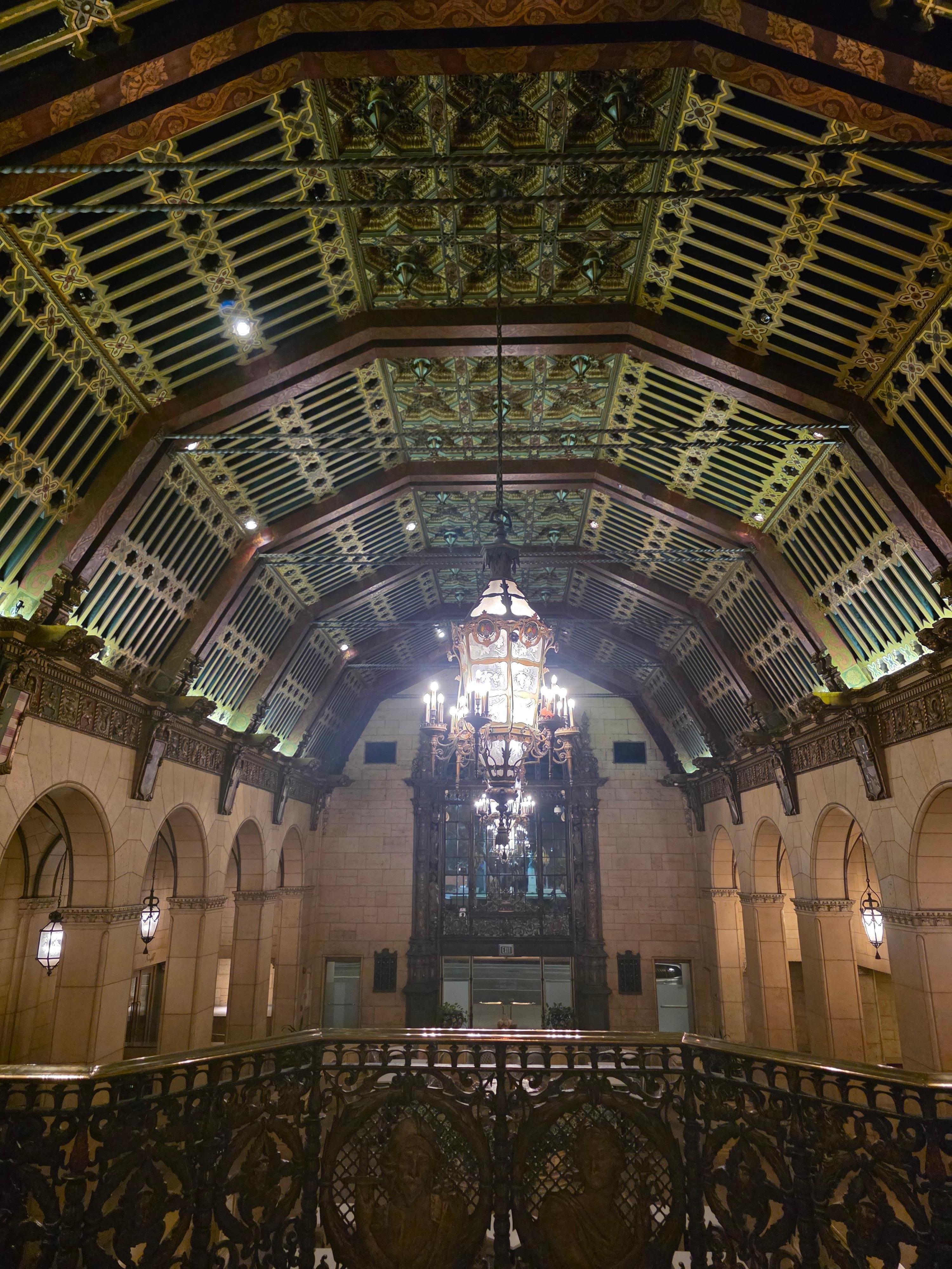 View over the tea room