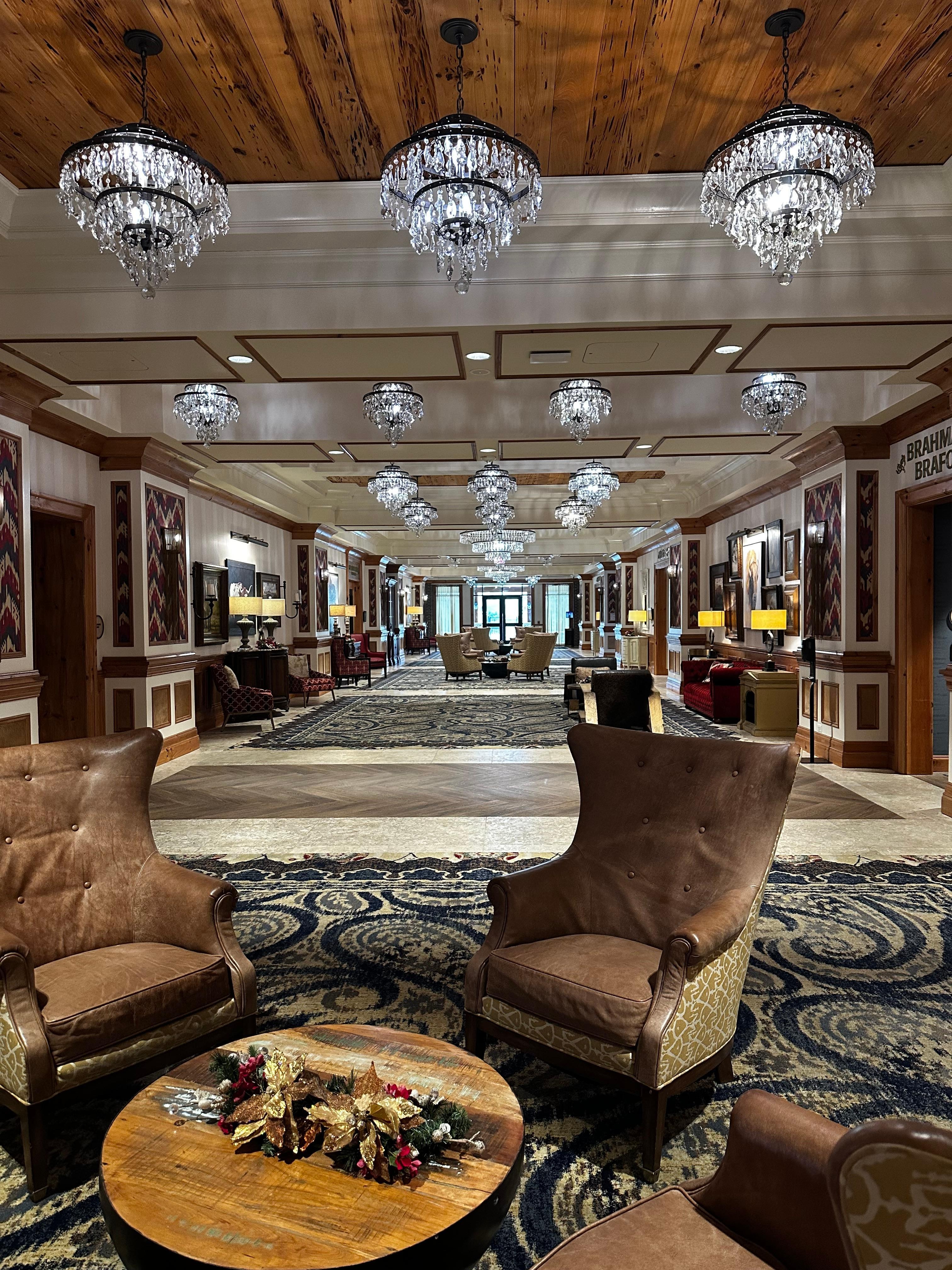 Beautiful lobby and conference center lobby