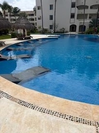 One of six pools plus lazy river