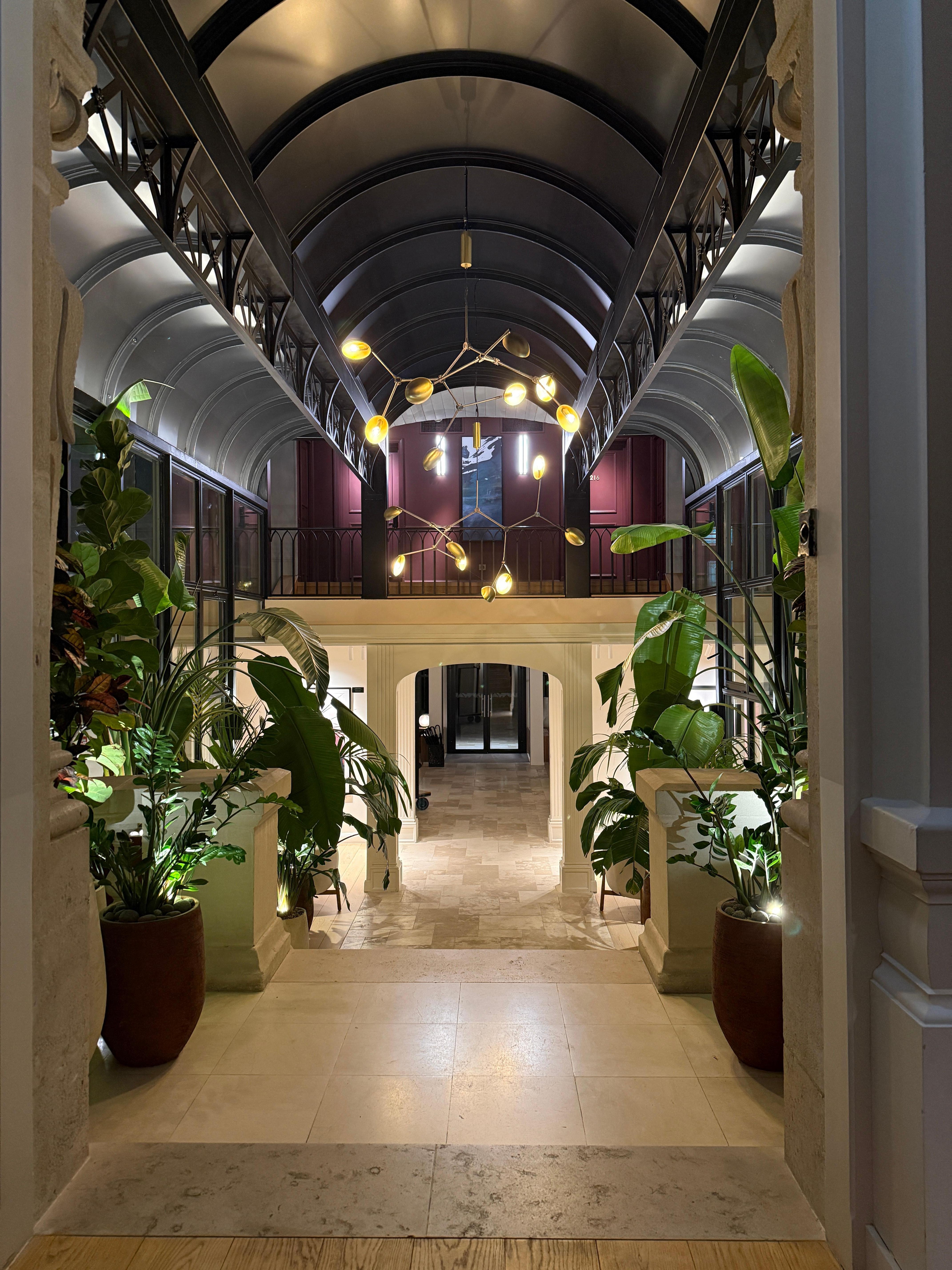 entrance to dining room