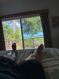 View from the bed