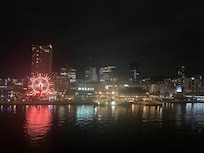 部屋からの景色夜