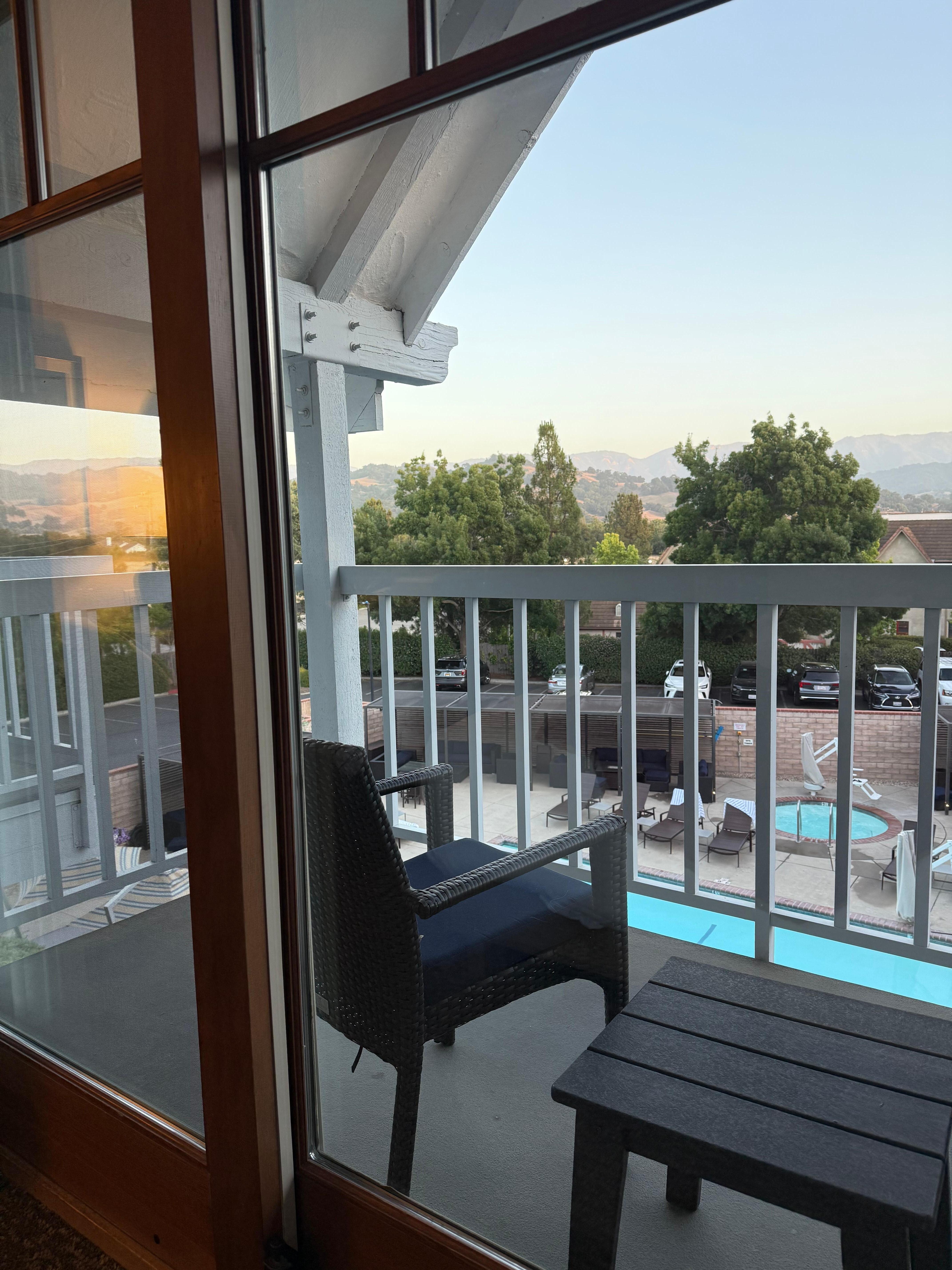 View while relaxing. 