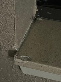 Damaged areas