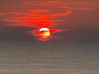 Sunrise from the balcony