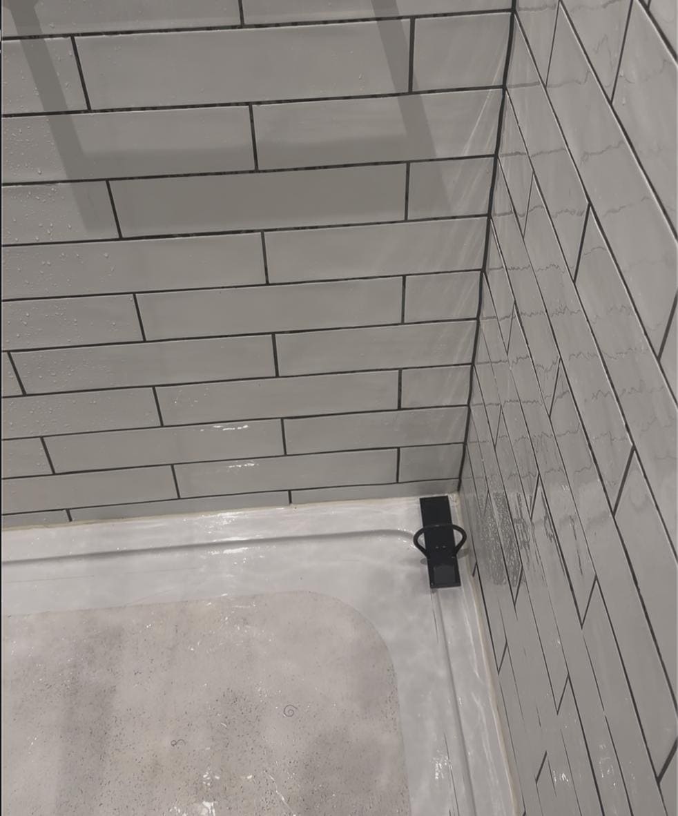 broken shower dispenser