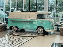 Kombi Keg in the reception area