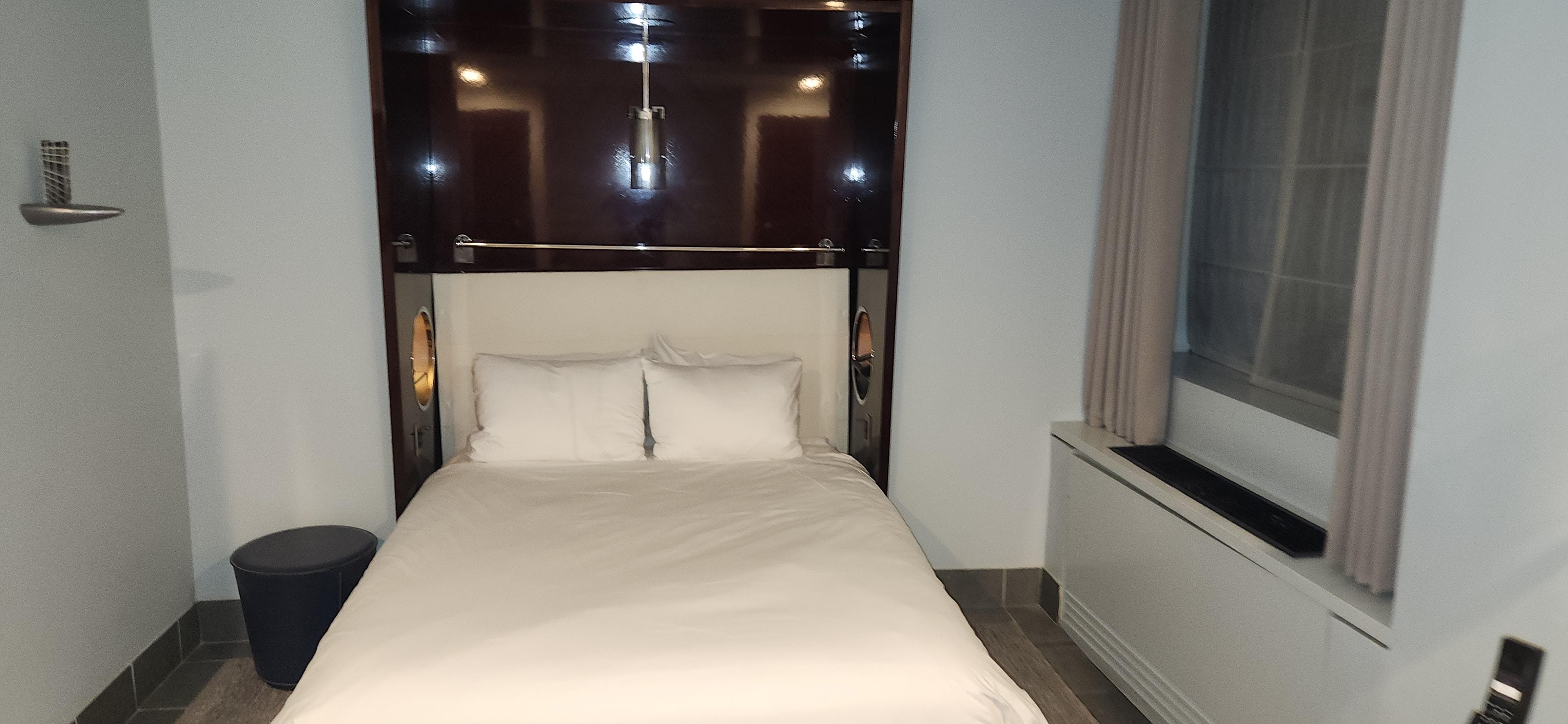 Bed with multiple lights