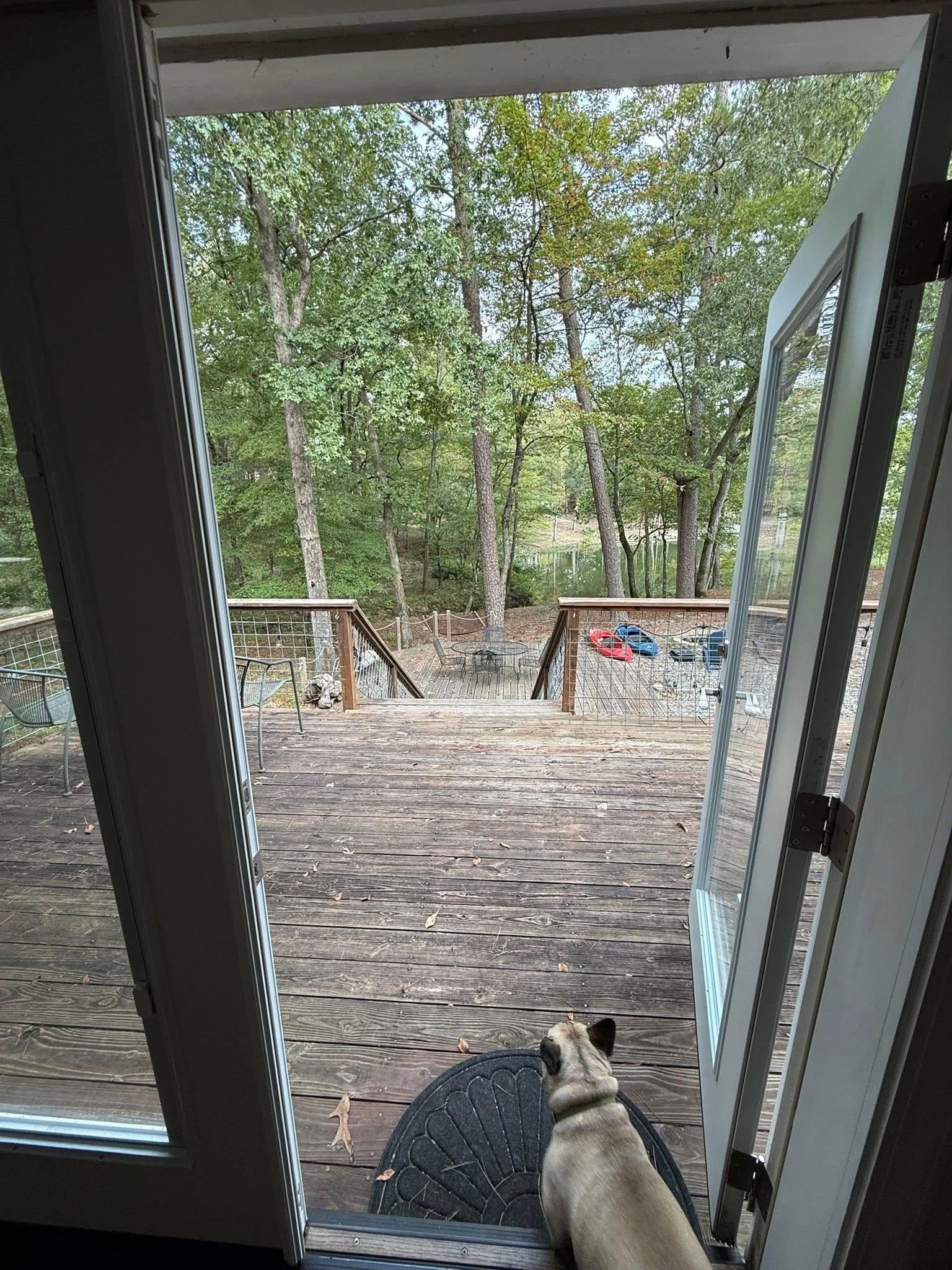 Master suite access to the patio