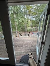 Master suite access to the patio