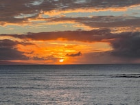 Sunset from the balcony