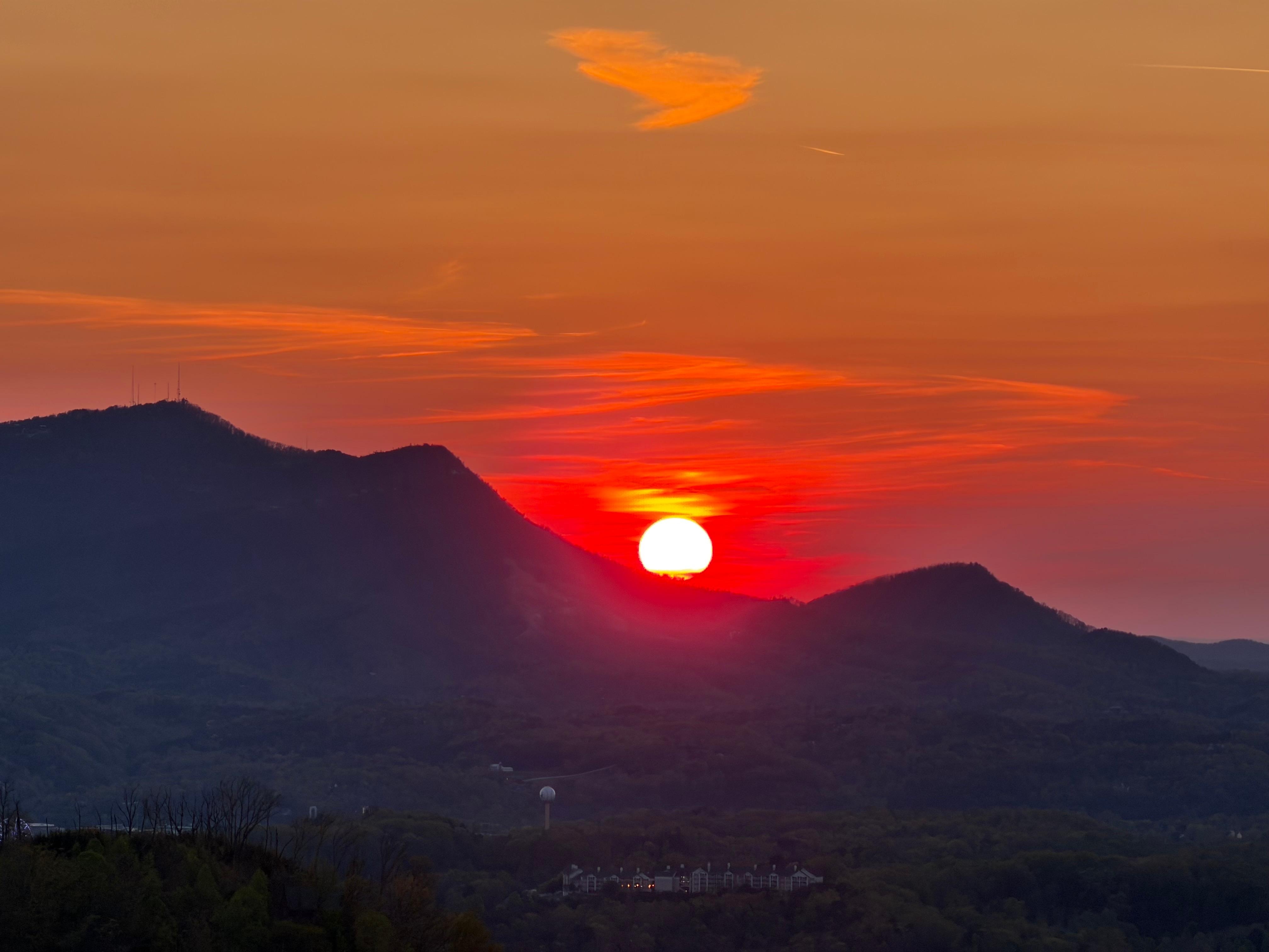 This is the spectacular view right from the porch.