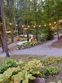 Beautiful grounds along the river