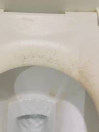 Stained Toilet I checked right back out