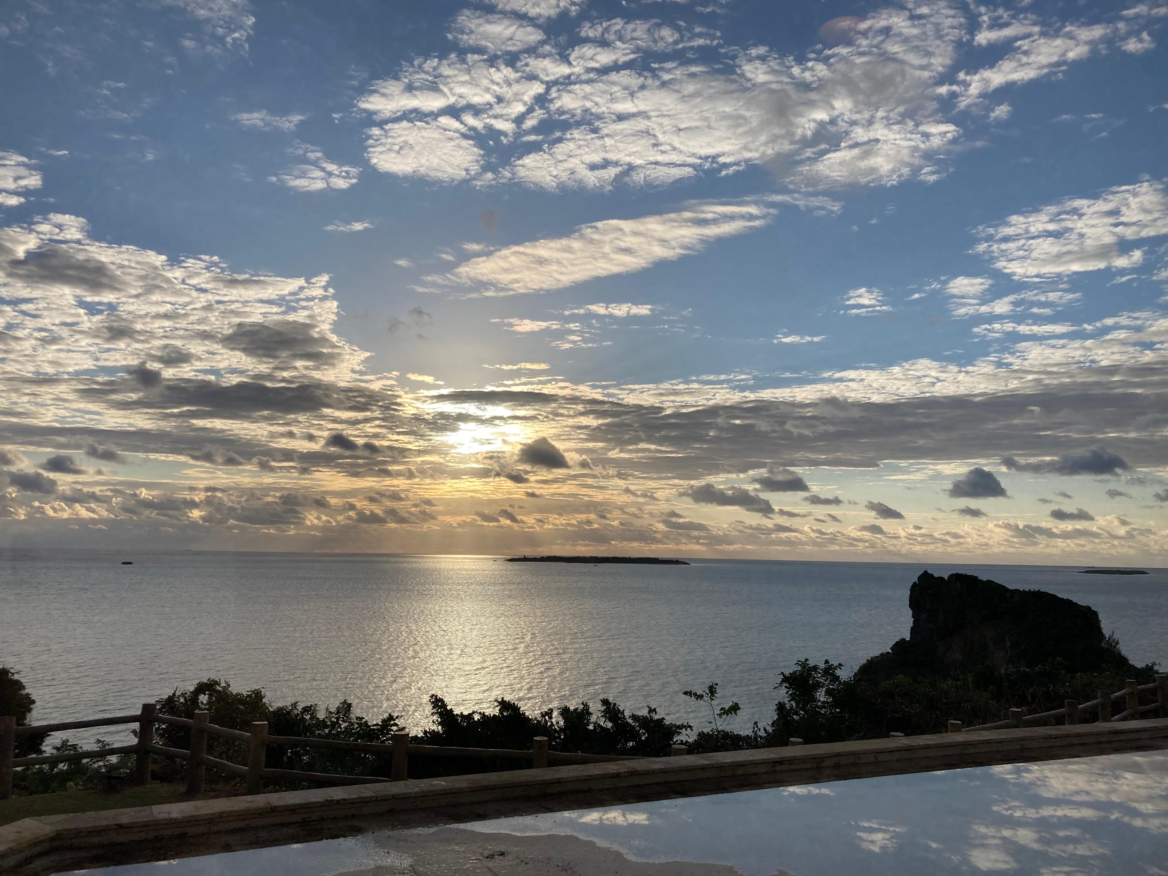 View from the breakfast table 