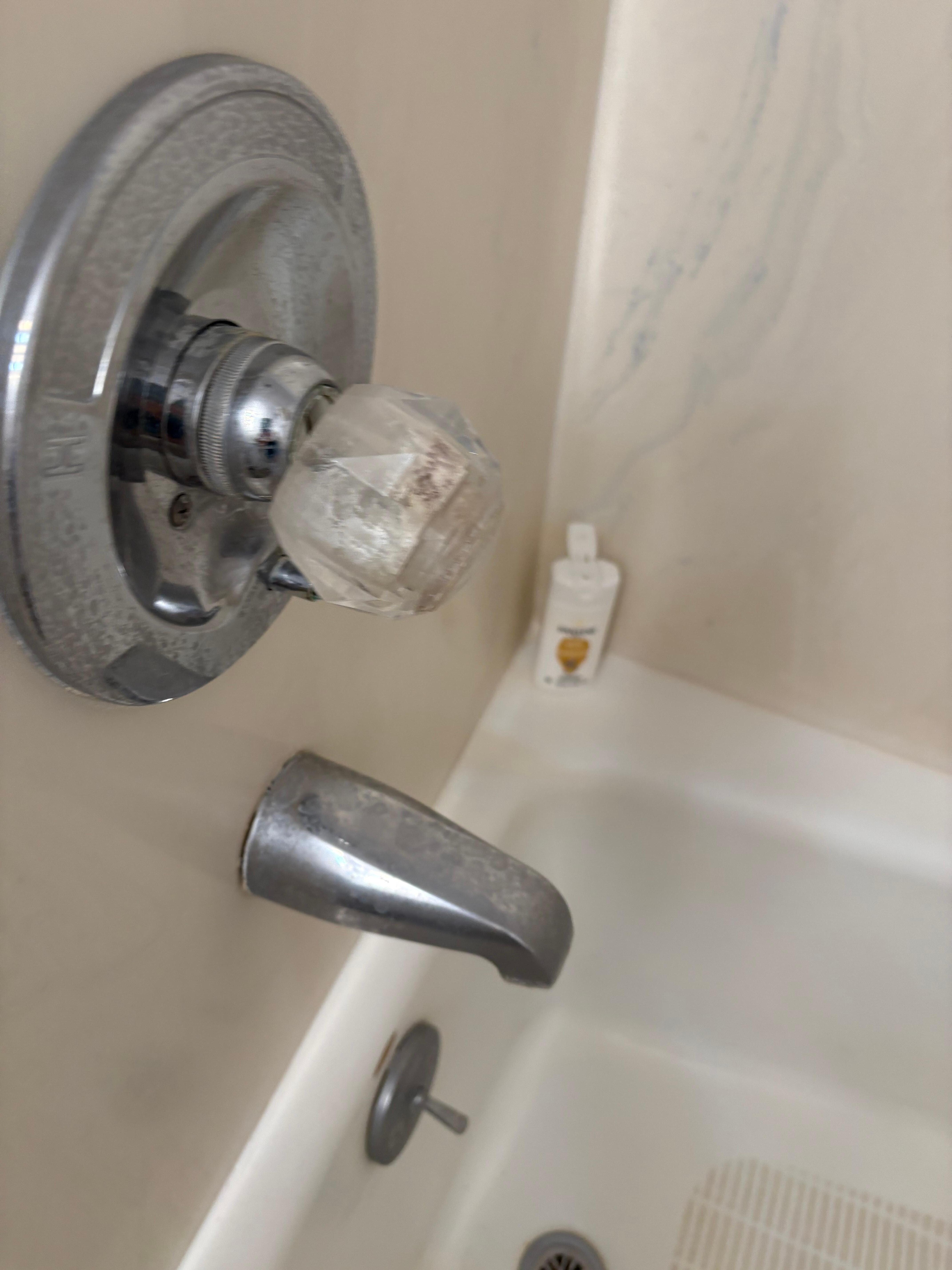 Broken shower knob 