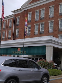 Front of hotel